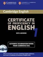 Cambridge Certificate of Proficiency in English 1 Self-Study Pack