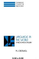 Language in the World: A Philosophical Enquiry
