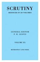 Scrutiny Vol. 20 Index & Retrosp