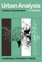 Urban Analysis: A Study of City Structure with Special Reference to Sunderland