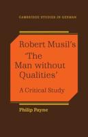 Robert Musil's "The Man Without Qualities"