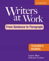 Writers at Work. From Sentence to Paragraph