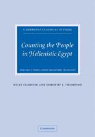 Counting the People in Hellenistic Egypt. Volume 1 Population Registers