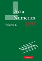 Acta Numerica 1997. Volume 6