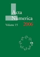 Acta Numerica 2006