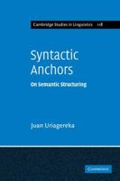 Syntactic Anchors