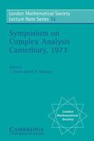 Proceedings of the Symposium on Complex Analysis, Canterbury, 1973 ...