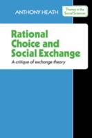 Rational Choice & Social Exchange