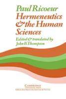Paul Ricoeur Hermeneutics and the Human Sciences