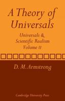 A Theory of Universals: Volume 2: Universals and Scientific Realism