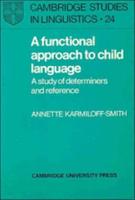 A Functional Approach to Child Language