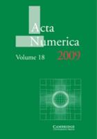 ACTA Numerica 2009: Volume 18