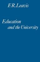 Education and the University: A Sketch for an 'English School'