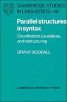 Parallel Structures in Syntax