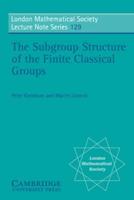 The Subgroup Structure of the Finite Classical Groups