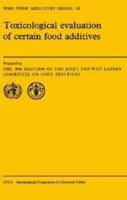 Toxicological Evaluation of Certain Food Additives