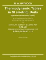 Thermodynamic Tables in S1 (Metric) Units (Système International d'Unités)