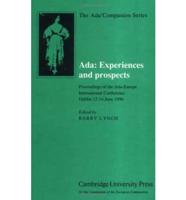 Ada: Experiences and Prospects