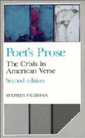 Poet's Prose: The Crisis in American Verse