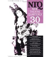 New Theatre Quarterly 30: Volume 8, Part 2