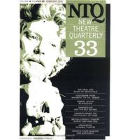 New Theatre Quarterly 33: Volume 9, Part 1