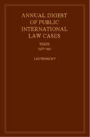 Annual Digest of Public International Law Cases 1938-1940. International Law Reports