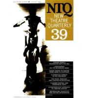 New Theatre Quarterly 39: Volume 10, Part 3