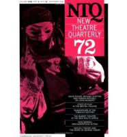 New Theatre Quarterly 72: Volume 18, Part 4
