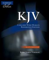 KJV Concord Wide Margin Reference Bible, Black Edge-Lined Goatskin Leather, KJ766:XME