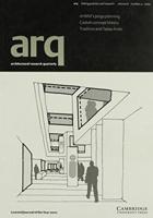 Arq: Architectural Research Quarterly: Volume 6, Part 4
