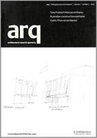 Architectural Research Quarterly. Vol. 7 Part 2
