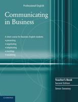 Communicating in Business Teacher's Book