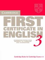 Cambridge First Certificate in English 3. Student's Book