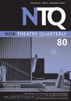 New Theatre Quarterly 80: Volume 20, Part 4