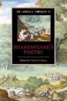 The Cambridge Companion to Shakespeare's Poetry