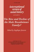 The Rise and Decline of the Male Breadwinner Family?
