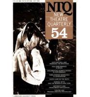 New Theatre Quarterly 54: Volume 14, Part 2