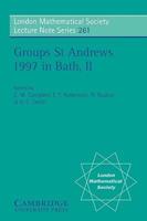 Groups St Andrews 1997 in Bath: Volume 2