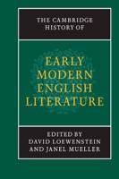 The Cambridge History of Early Modern English Literature