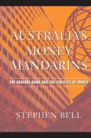 Australia's Money Mandarins