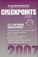 Cambridge Checkpoints VCE Software Development 2007