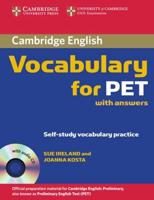 Cambridge Vocabulary for PET With Answers