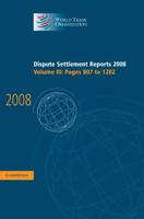 Dispute Settlement Reports 2008. Volume 3 Pages 807-1282