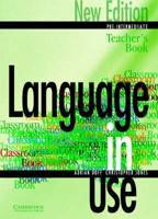 Language in Use. Pre-Intermediate Teacher's Book