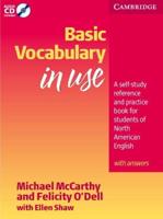 Basic Vocabulary in Use With Answers Student's Book With Ans W/ Audio CD
