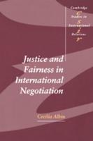 Justice and Fairness in International             Negotiation