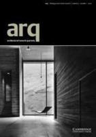 Architectural Research Quarterly. Vol. 5