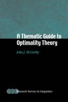 The Foundations of Optimality Theory