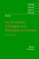 Heine: On the History of Religion and Philosophy in Germany