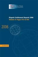 Dispute Settlement Reports 2006. Vol. 2 Pages 415-844